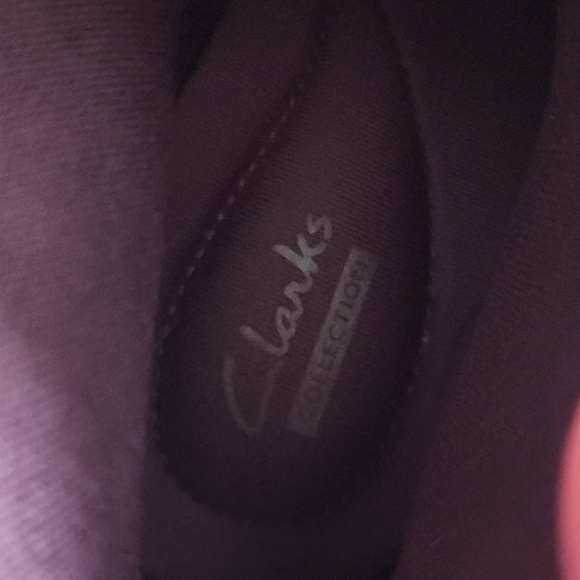 Clarks plum suede ankle boots - Picture 5 of 5